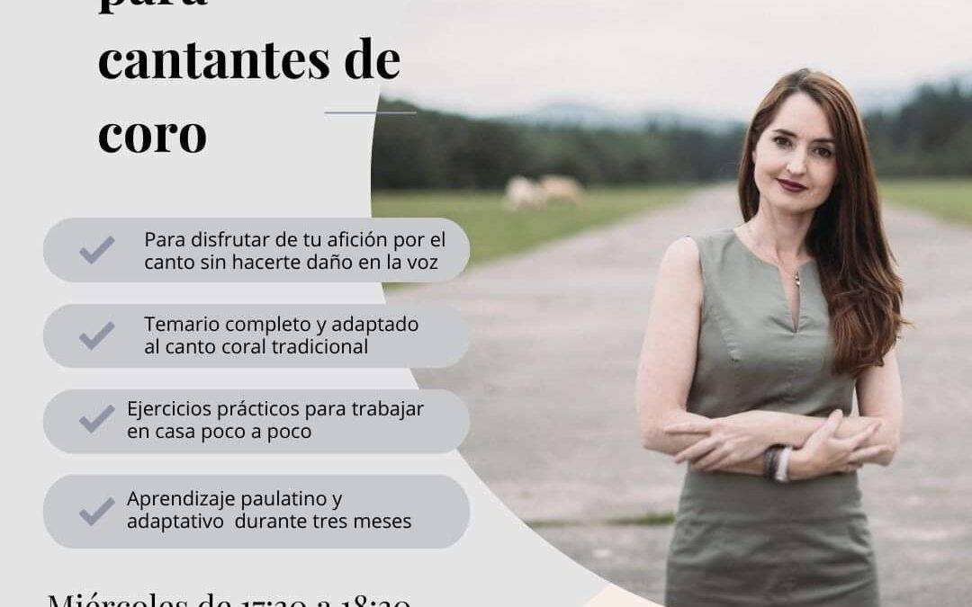 Curso de técnica vocal para cantantes de coro en Vitoria-Gasteiz